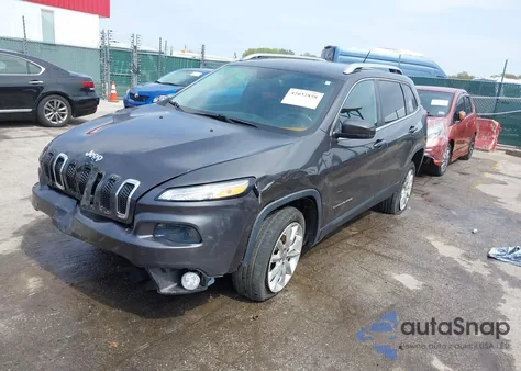 2015 Jeep Cherokee Limited из США, поврежденный, VIN 1C4PJLDS7FW585545